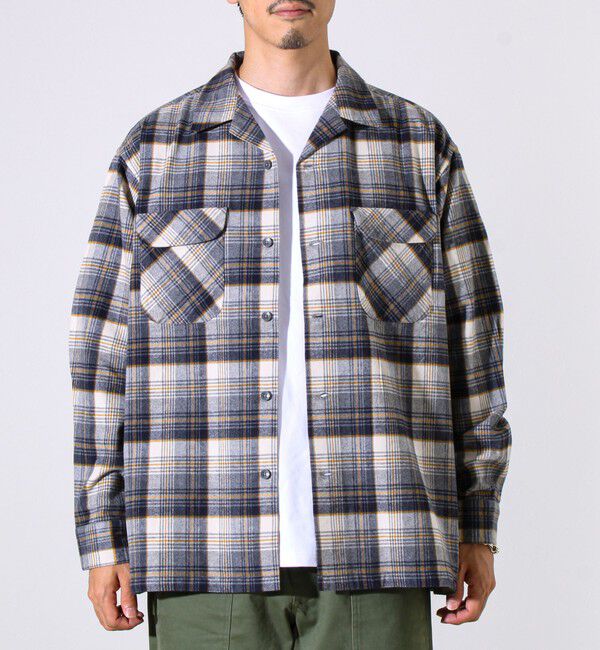 GLOSTER「【PENDLETON】Open Collar Shirt オープンカラーシャツ」|シャツ・ブラウス|