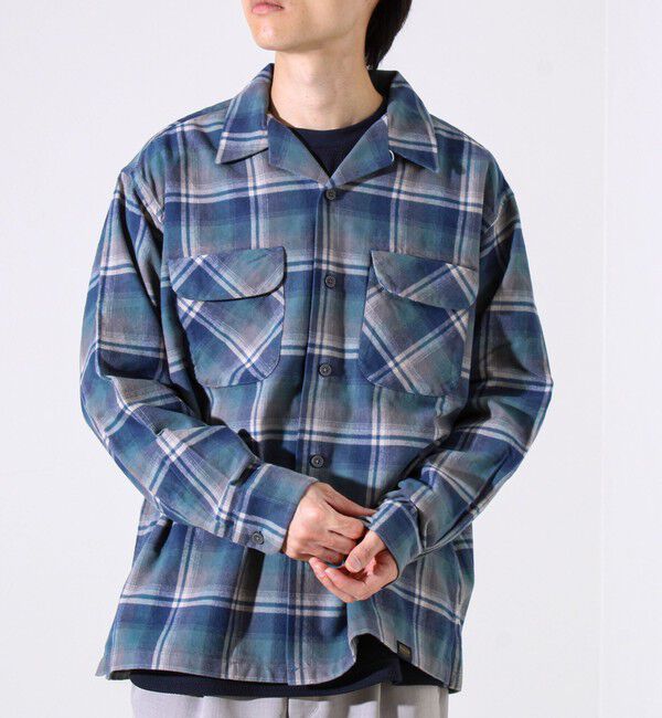 GLOSTER「【PENDLETON】Open Collar Shirt オープンカラーシャツ」|シャツ・ブラウス|