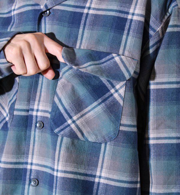 GLOSTER「【PENDLETON】Open Collar Shirt オープンカラーシャツ」|シャツ・ブラウス|