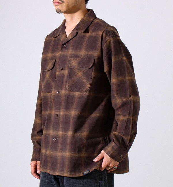 GLOSTER「【PENDLETON】Open Collar Shirt オープンカラーシャツ」|シャツ・ブラウス|
