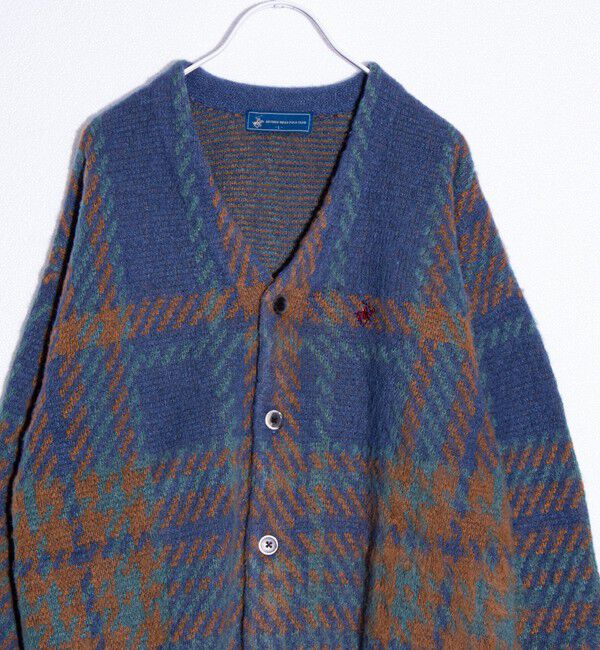 GLOSTER「【実績品番/UNISEX/別注柄あり】【BHPC】モヘヤタッチニットカーディガン」|カーディガン|