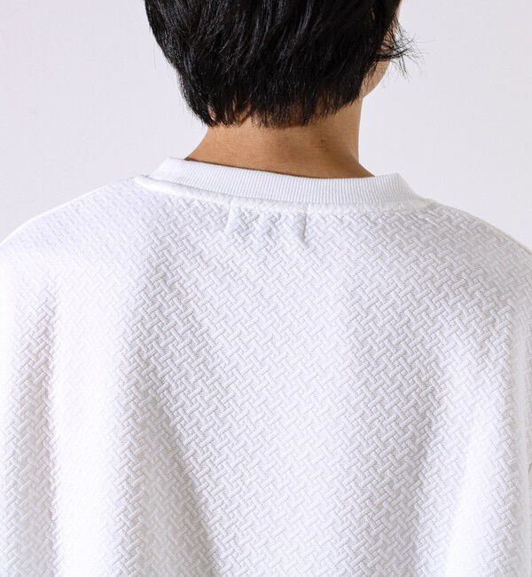 GLOSTER「【人気シリーズ第2弾】【新柄ジャガード登場】フクレクロスジャガードロンT」|Tシャツ・カットソー|