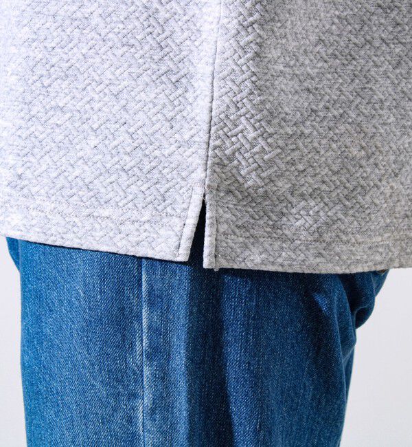 GLOSTER「【人気シリーズ第2弾】【新柄ジャガード登場】フクレクロスジャガードロンT」|Tシャツ・カットソー|