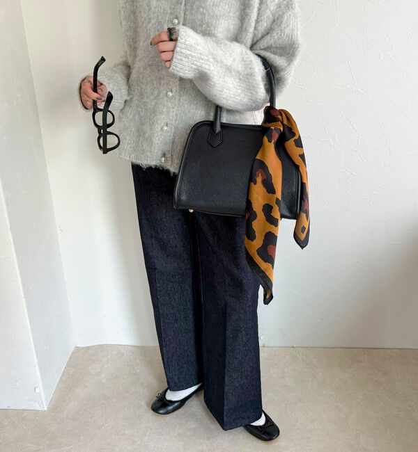 fredy emue「縁取りプリントスカーフ」|バンダナ・スカーフ|