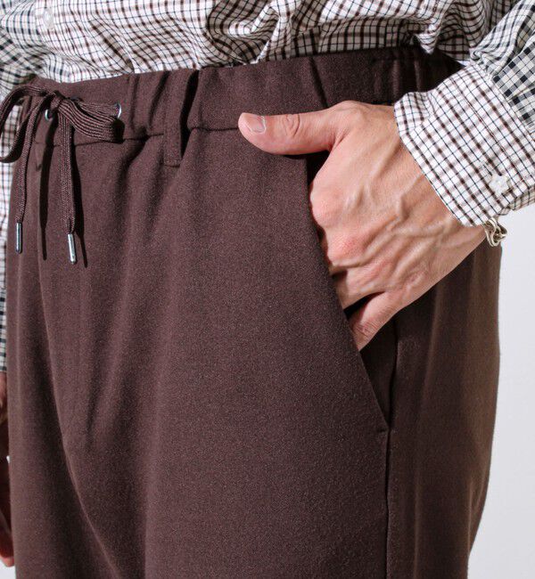 GLOSTER「【セットアップ対応】両面起毛ストレッチイージーパンツ」|チノ|