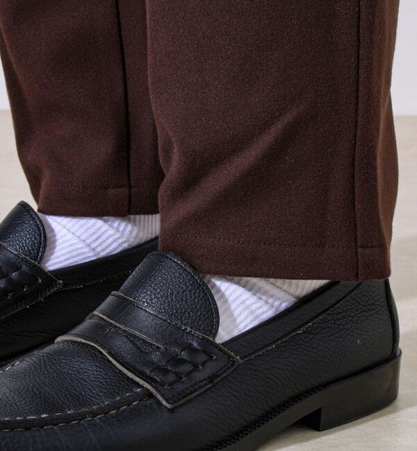 GLOSTER「【セットアップ対応】両面起毛ストレッチイージーパンツ」|チノ|