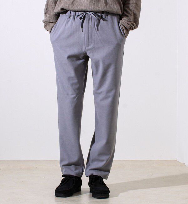 GLOSTER「【セットアップ対応】両面起毛ストレッチイージーパンツ」|チノ|