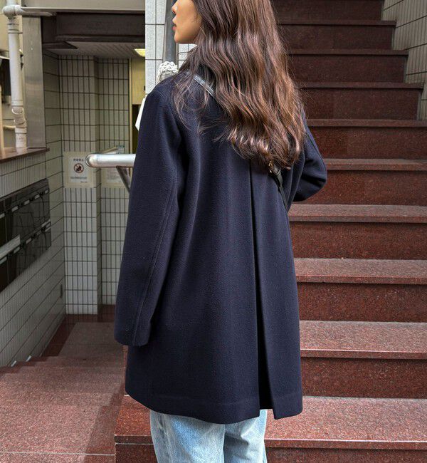 fredy emue「Super100ステンカラーミドルコート」|ダッフルコート|