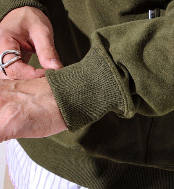 GLOSTER「【ディテールで差がつく】バックステッチサイドポケットスウェット」|スウェット・ジャージ|