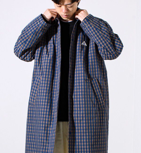 GLOSTER「【GEVACO/ゲバコ】中綿ステンカラーロングコート」|ステンカラーコート|