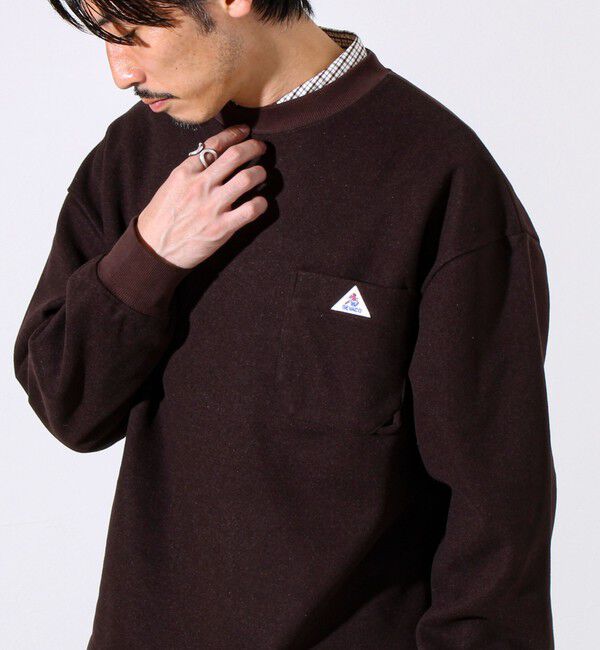 GLOSTER「【GEVACO/ゲバコ】ウールライクプルオーバー」|スウェット・ジャージ|ダークブラウン