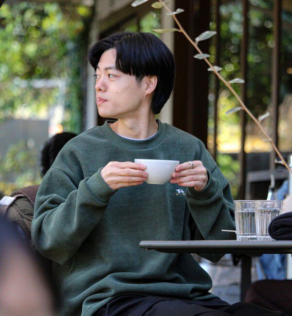 GLOSTER「【定番フレブルシリーズ】コールボンディングプルオーバー」|スウェット・ジャージ|グリーン