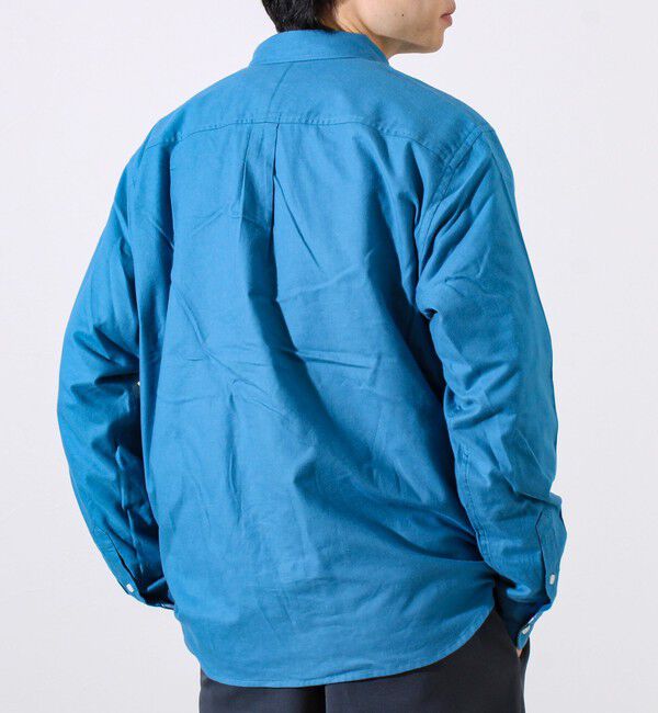 GLOSTER「【ビジカジ対応】ニットテープ ボタンダウンネルシャツ」|シャツ・ブラウス|