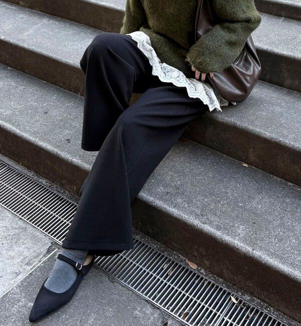 fredy emue「NEEDLE stretch イージーパンツ」|チノ|