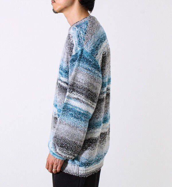 GLOSTER「【ふんわり立体感】グラデーションブークレプルオーバー」|ニット・セーター|