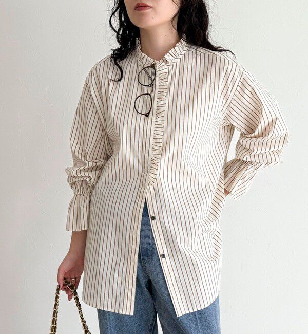 fredy emue「フリルデザインシャツ」|シャツ・ブラウス|