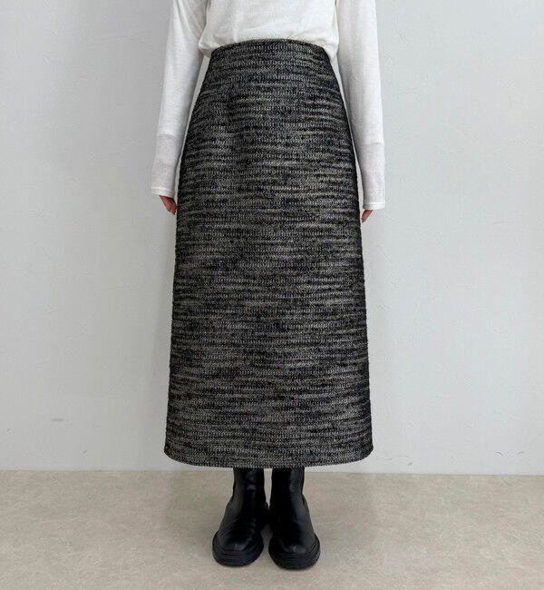 fredy emue「ラメツィードスカート」|スカート|