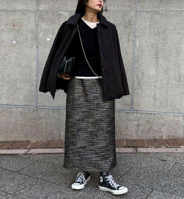 fredy emue「ラメツィードスカート」|スカート|