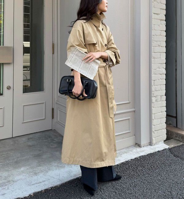 fredy emue「【発売のたびに即完売する大人気アイテム】袖ボリュームトレンチコート」|トレンチコート|