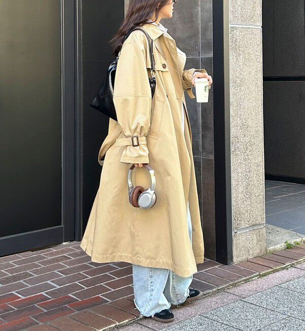 fredy emue「【発売のたびに即完売する大人気アイテム】袖ボリュームトレンチコート」|トレンチコート|