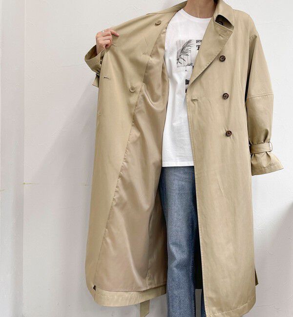 fredy emue「【発売のたびに即完売する大人気アイテム】袖ボリュームトレンチコート」|トレンチコート|
