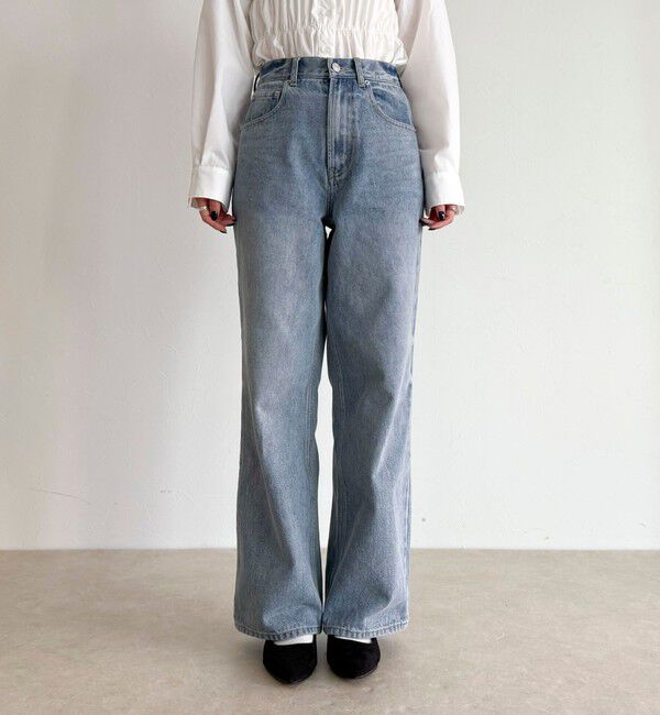 fredy emue「【待望の新色＆サイズ展開追加／@sora_522m企画】BASIC STRAIGHT DENIM」|デニム|