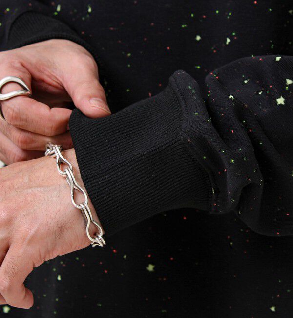 GLOSTER「星穴ネップボンディング クルーネックスウェット」|スウェット・ジャージ|