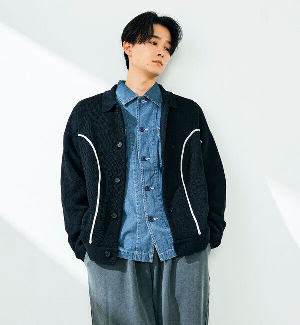 GLOSTER「ウエスタンライン ニットカーディガン」|カーディガン|