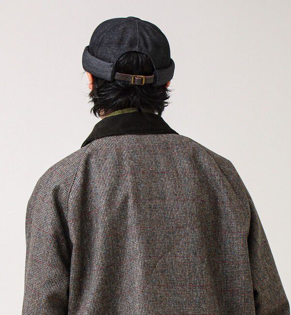 GLOSTER「DENIM /HICKORY ROLL CAP フィッシャーマンキャップ」|キャップ・キャスケット|