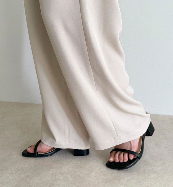 fredy emue「【ラクなのにきちんと見え】シャラリツイル イージーパンツ」|チノ|