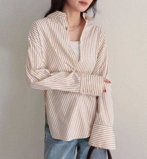 fredy emue「2WAYオーバーシャツ」|シャツ・ブラウス|