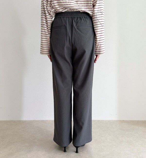 fredy emue「【接触冷感&times;UVカット/マルチ機能】ドライオックスセミワイドイージーパンツ」|チノ|