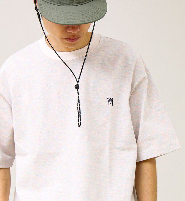 GLOSTER「【BOY刺繍】裏グラデーション ワンポイント半袖Tシャツ」|Tシャツ・カットソー|