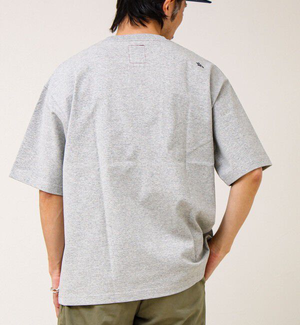 GLOSTER「【BOY刺繍】裏グラデーション ワンポイント半袖Tシャツ」|Tシャツ・カットソー|