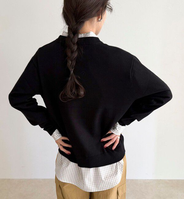 fredy emue「【GEVACO/ゲバコ】コットンラウンドネックプルオーバー」|ニット・セーター|