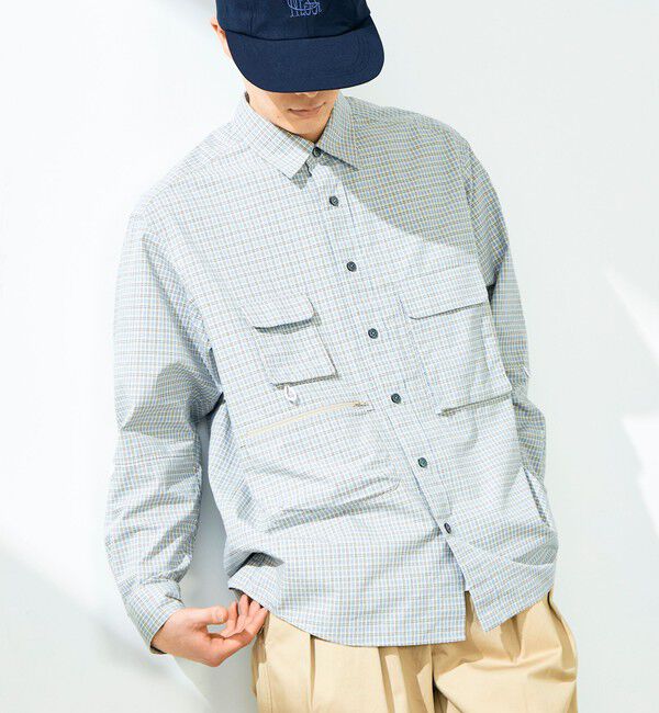 GLOSTER「【ギアディテール】チェック フィッシングシャツ」|シャツ・ブラウス|