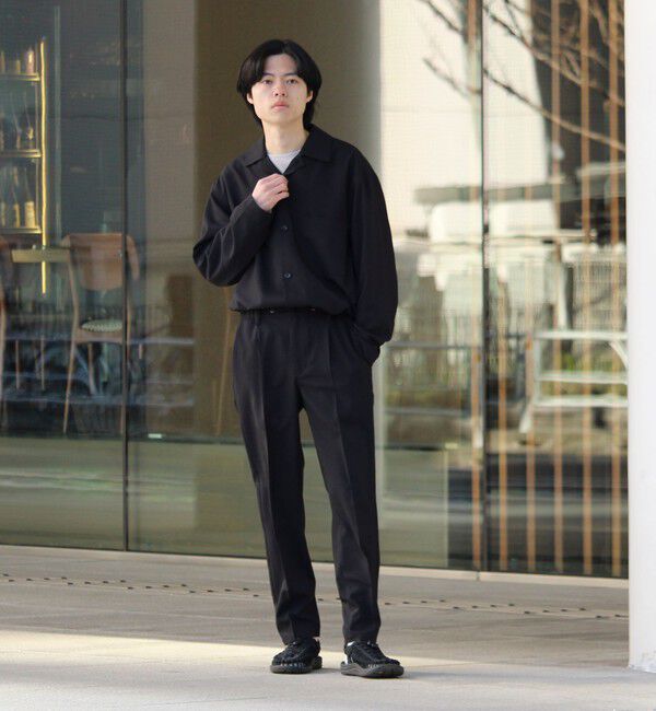 GLOSTER「【セットアップ対応】リネンタッチドビーイージーパンツ」|チノ|