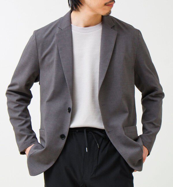 GLOSTER「【セットアップ対応】リネンタッチドビージャケット」|テーラードジャケット|