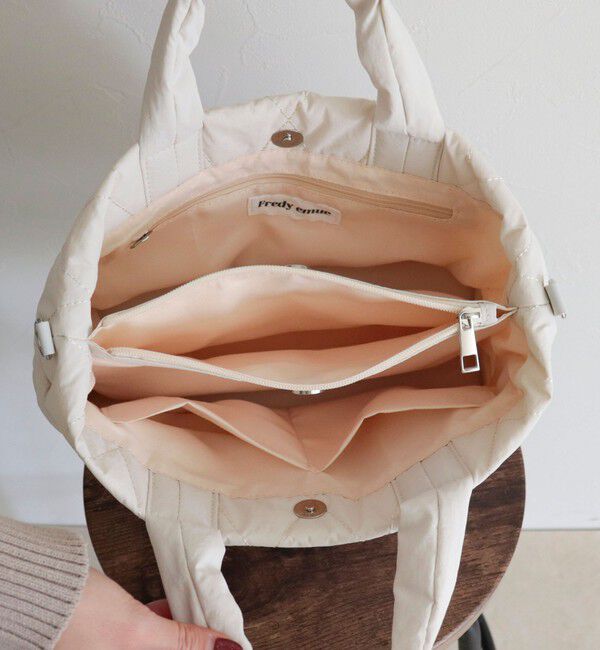 fredy emue「キルティング3ROOMトートバッグ」|ショルダー・メッセンジャー|