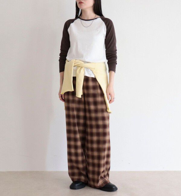 fredy emue「チェック柄ワイドパンツ」|その他|