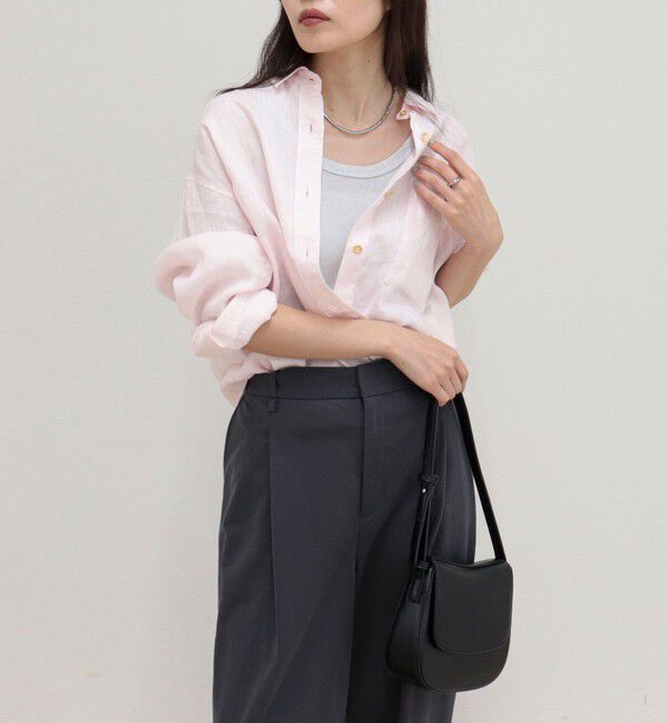 fredy emue「LINEN100 2WAYカシュクールシャツ」|シャツ・ブラウス|