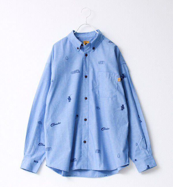 FREDY MAC「【COBMASTER/コブマスター】シャンブレー総柄B.Dシャツ」|シャツ・ブラウス|ブルー系その他
