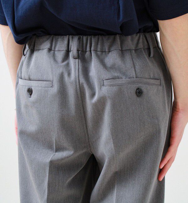 GLOSTER「【美シルエット】ミディアムストレート フレアパンツ」|チノ|