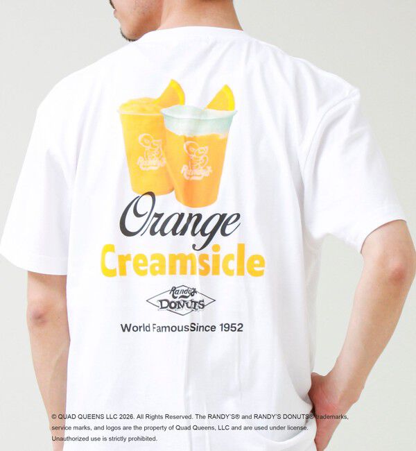 GLOSTER「【GOOD ROCK SPEED】Randy&rsquo;s Donuts / ランディーズドーナツ プリントT」|Tシャツ・カットソー|ホワイト