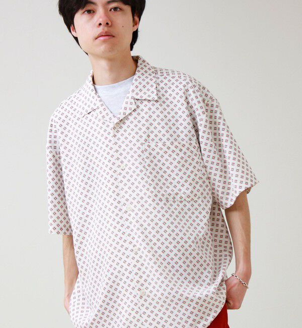 GLOSTER「【選べる6柄】オールオーバーパターン 半袖オープンカラーシャツ」|シャツ・ブラウス|