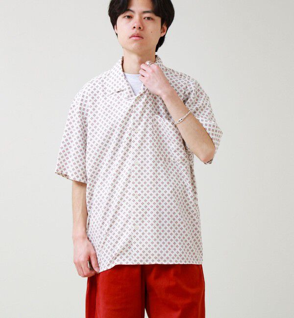 GLOSTER「【選べる6柄】オールオーバーパターン 半袖オープンカラーシャツ」|シャツ・ブラウス|