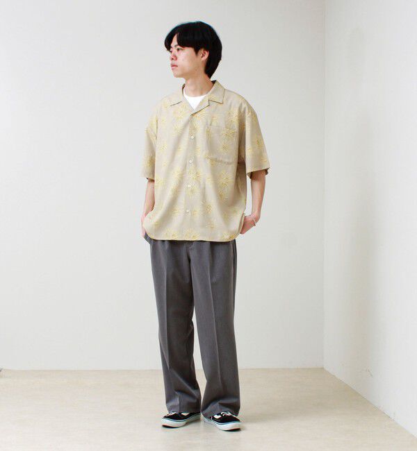 GLOSTER「【選べる6柄】オールオーバーパターン 半袖オープンカラーシャツ」|シャツ・ブラウス|