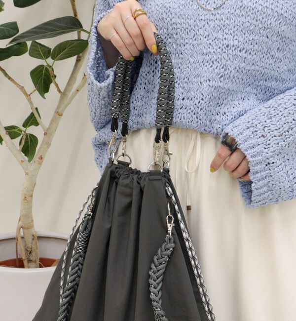 fredy emue「ドロストハンドル巾着トート」|トートバッグ|