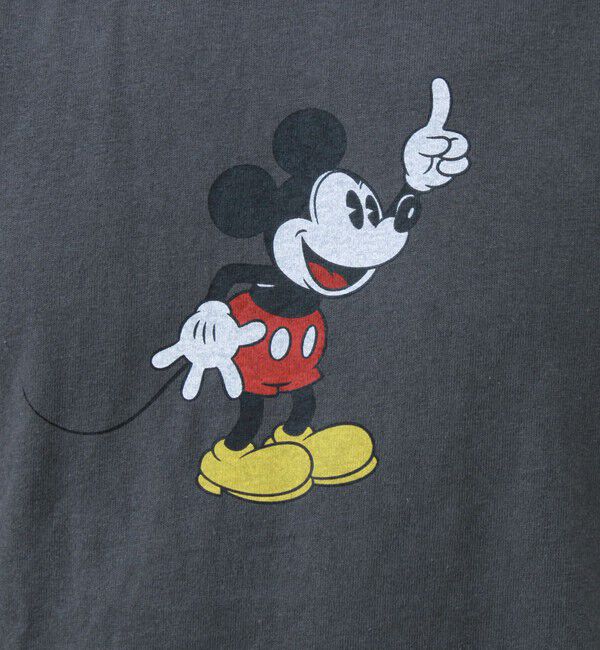 GLOSTER「【DISCUS】Disney ミッキープリントTシャツ」|Tシャツ・カットソー|