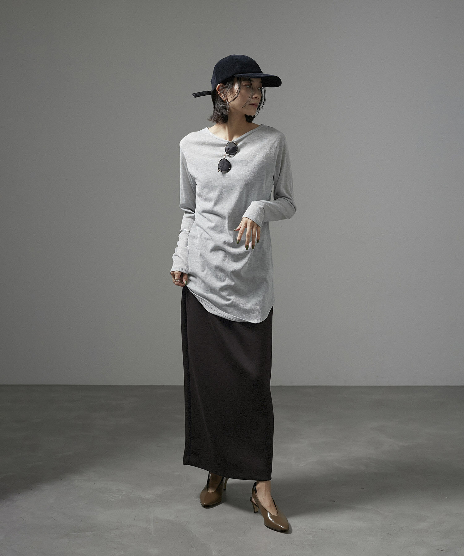 SALON adam et rope'「【セットアップ対応】コンフィーナロースカート」|スカート|